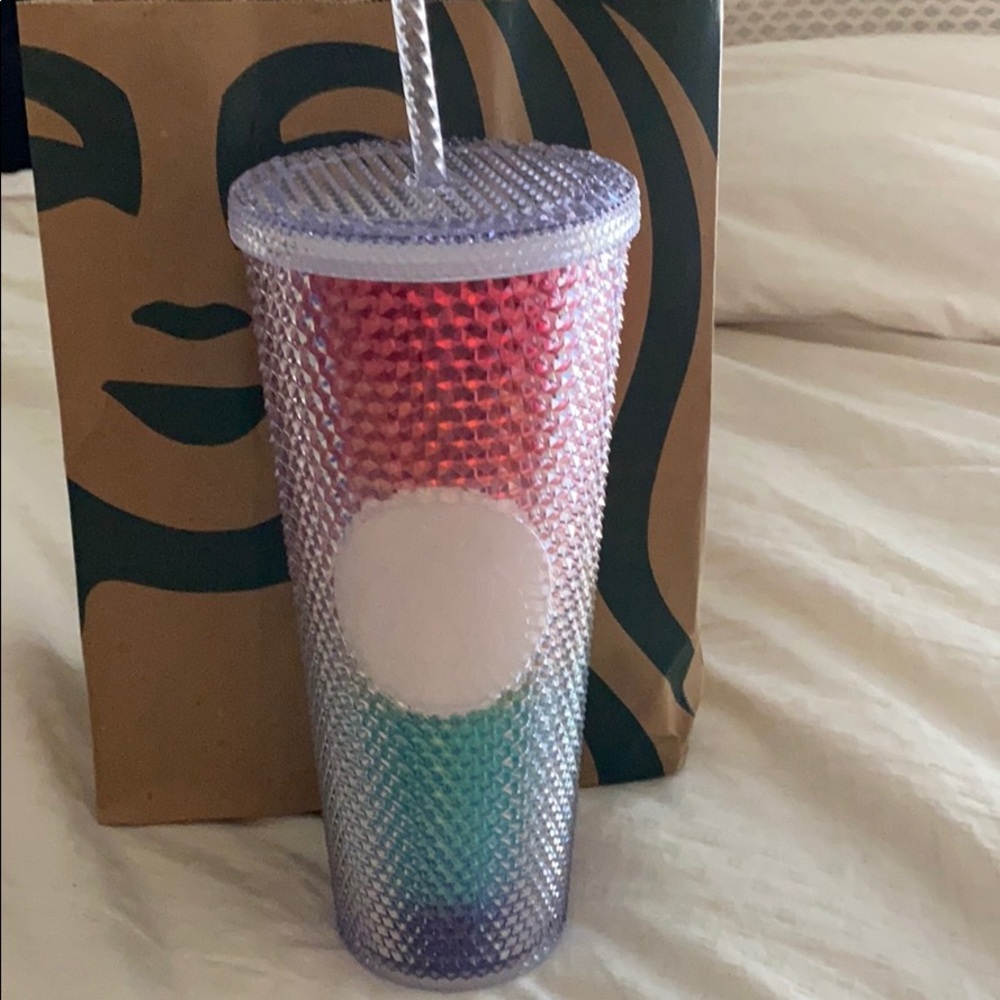 Limited Edition Starbucks 2020 Rainbow Studded Cup